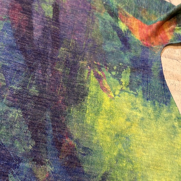 NWOT Soft Surroundings Color Block tee - Picture 9 of 9